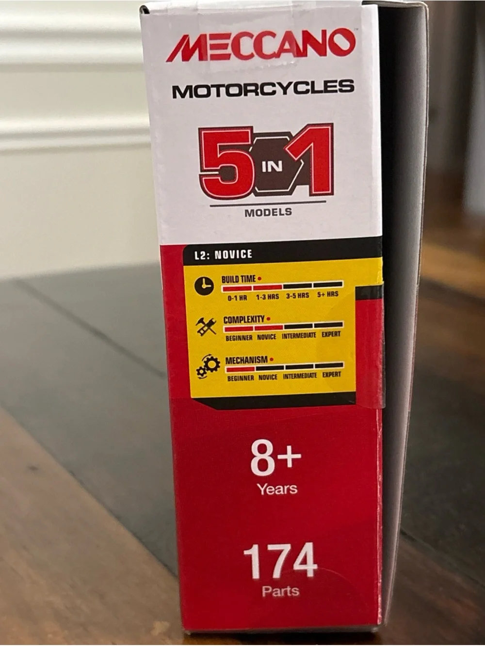 Meccano 5 IN 1 Motorcycles Motos 25205 Level 2